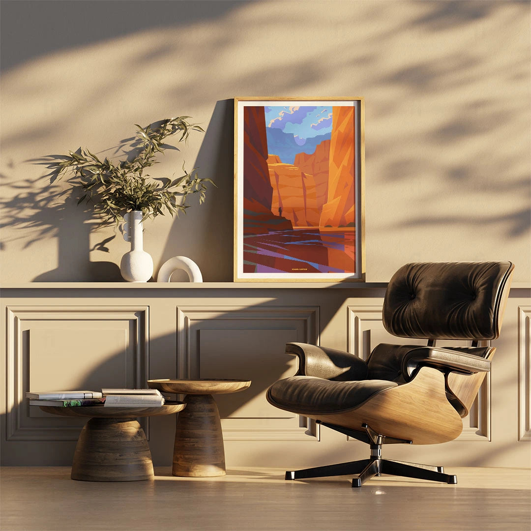 Plakat "Wielki Kanion" - Grafika z Naturą