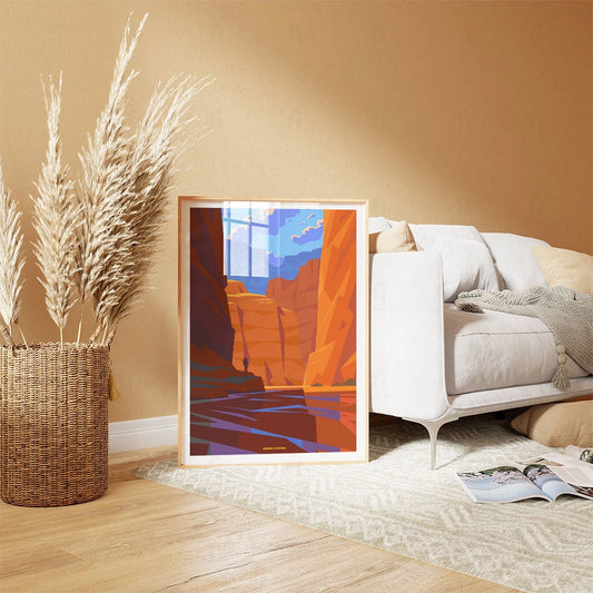 Plakat "Wielki Kanion" - Grafika z Naturą