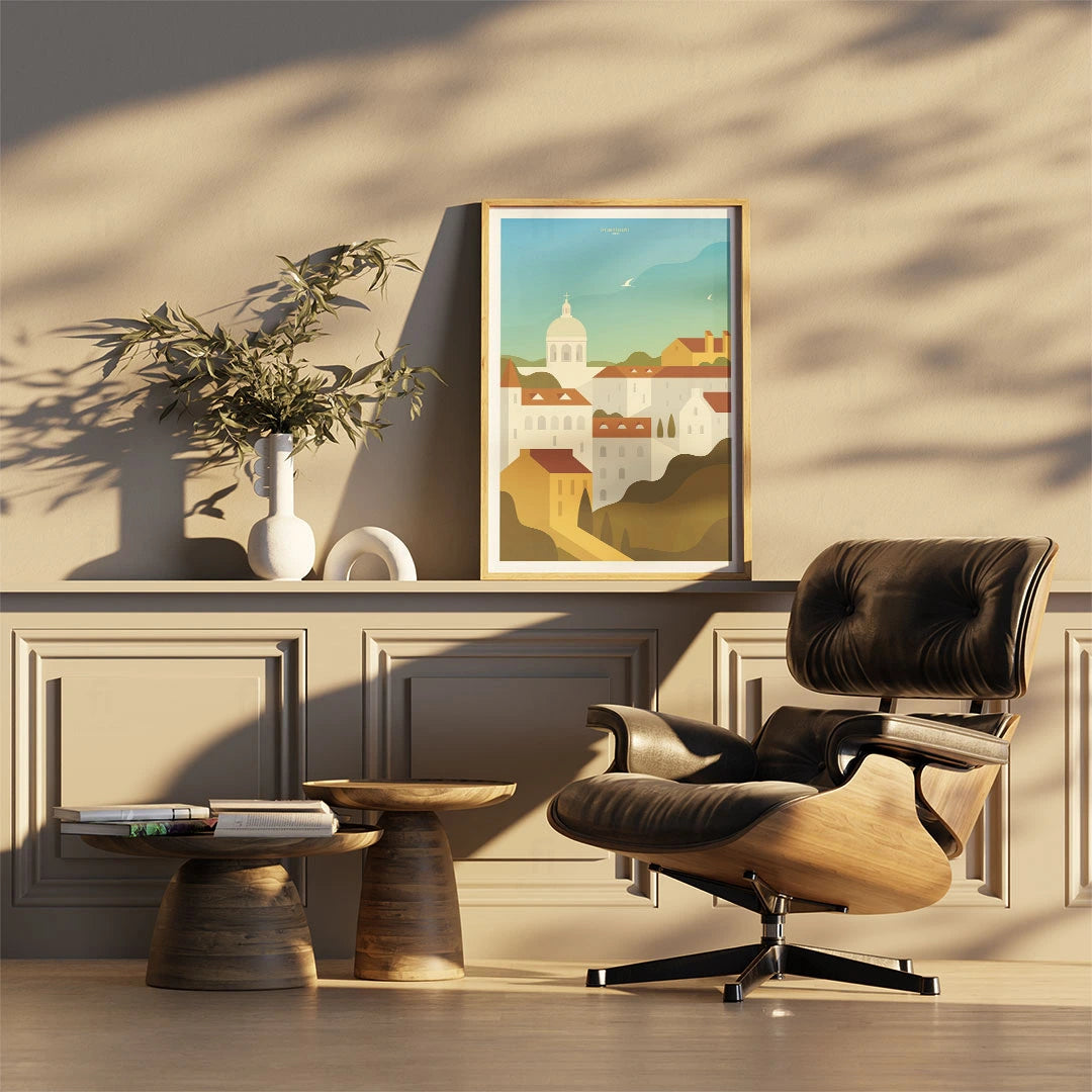 Plakat "Lizbona" - Grafika z Portugalii