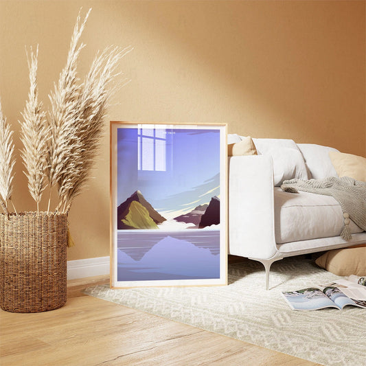 Plakat "Nowa Zelandia, Fiordland" - Grafika z Pejzażem