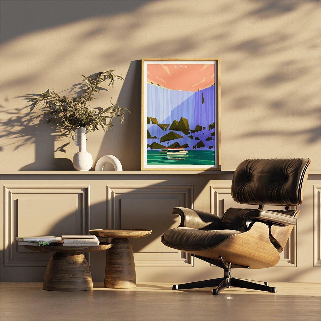 Plakat "Wodospad Niagara" - Grafika z Naturą