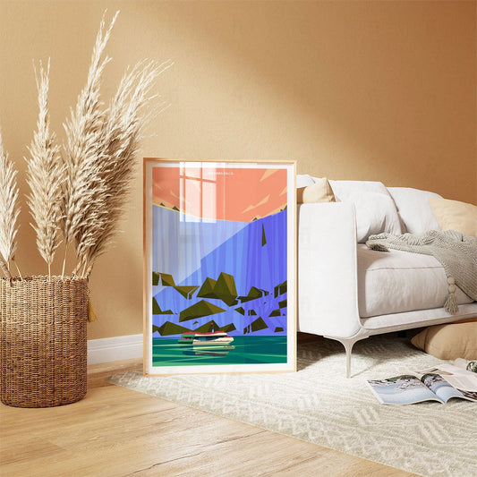 Plakat "Wodospad Niagara" - Grafika z Naturą