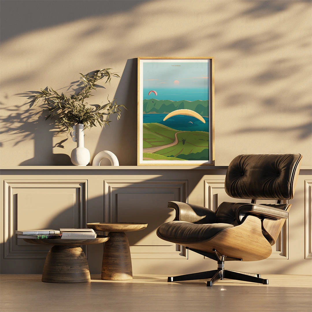 Plakat "Azory" - Grafika z Widokiem na Ocean