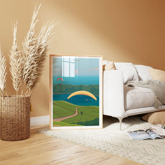 Plakat "Azory" - Grafika z Widokiem na Ocean