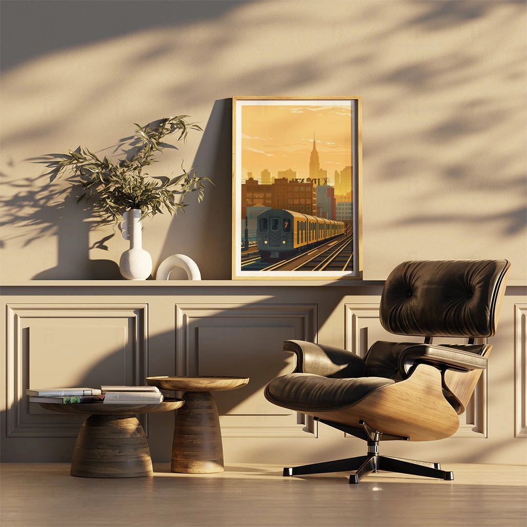 Plakat "Chicago" - Ikona Amerykańskiej Metropolii