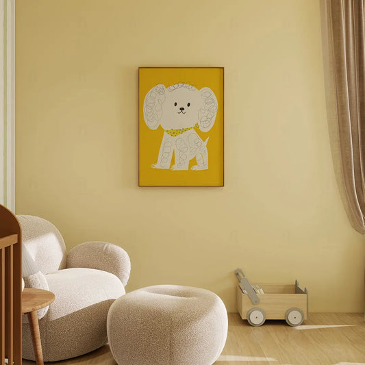 Plakat Piesek do Pokoju Dziecka – Pudlowa Radość