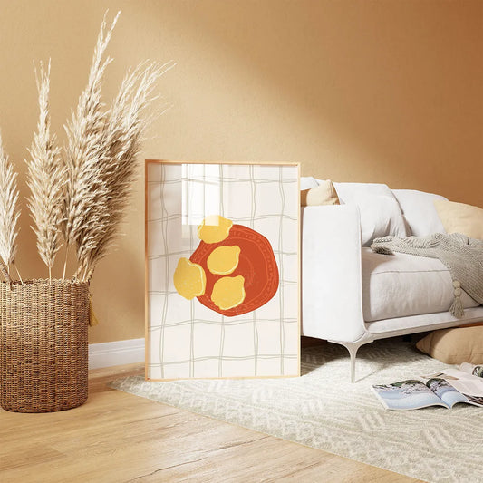 Plakat "Talerz Cytryn" - Soczysta Grafika do Kuchni