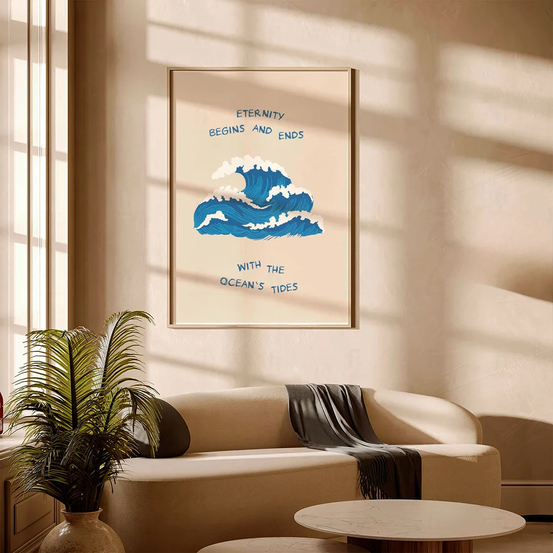 Plakat "Wieczność" - Grafika z Motywem Oceanu