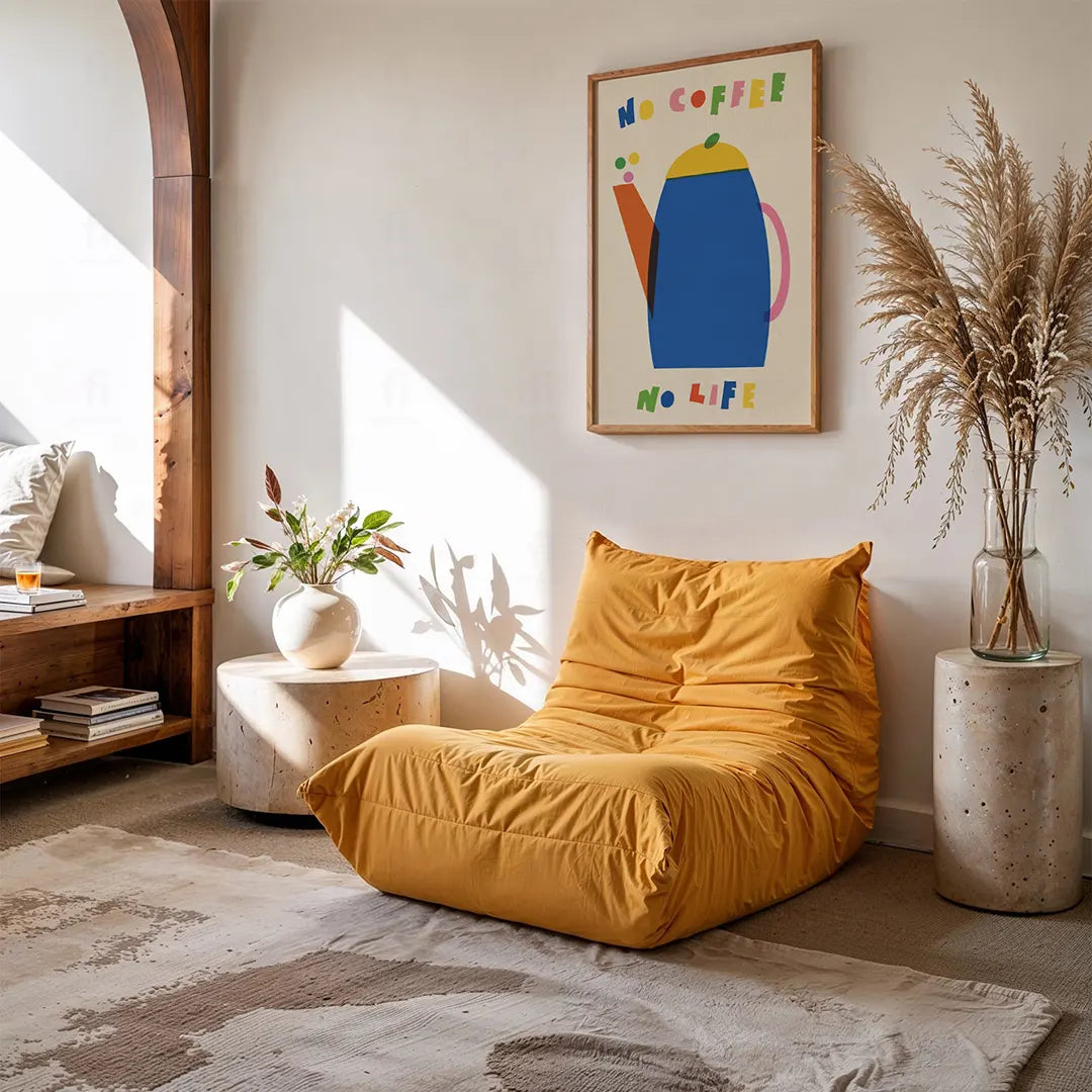 Plakat No Coffee No Life – Obrazek do Kuchni