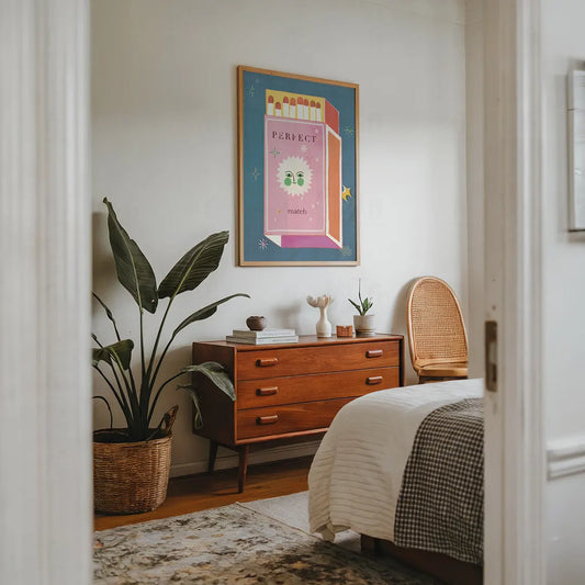 Plakat Perfect Match – Romantyczna Grafika