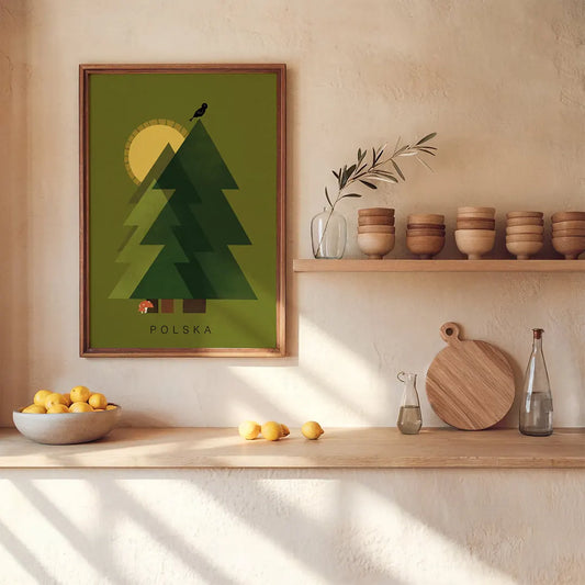 Plakat Polska – Las i Natura