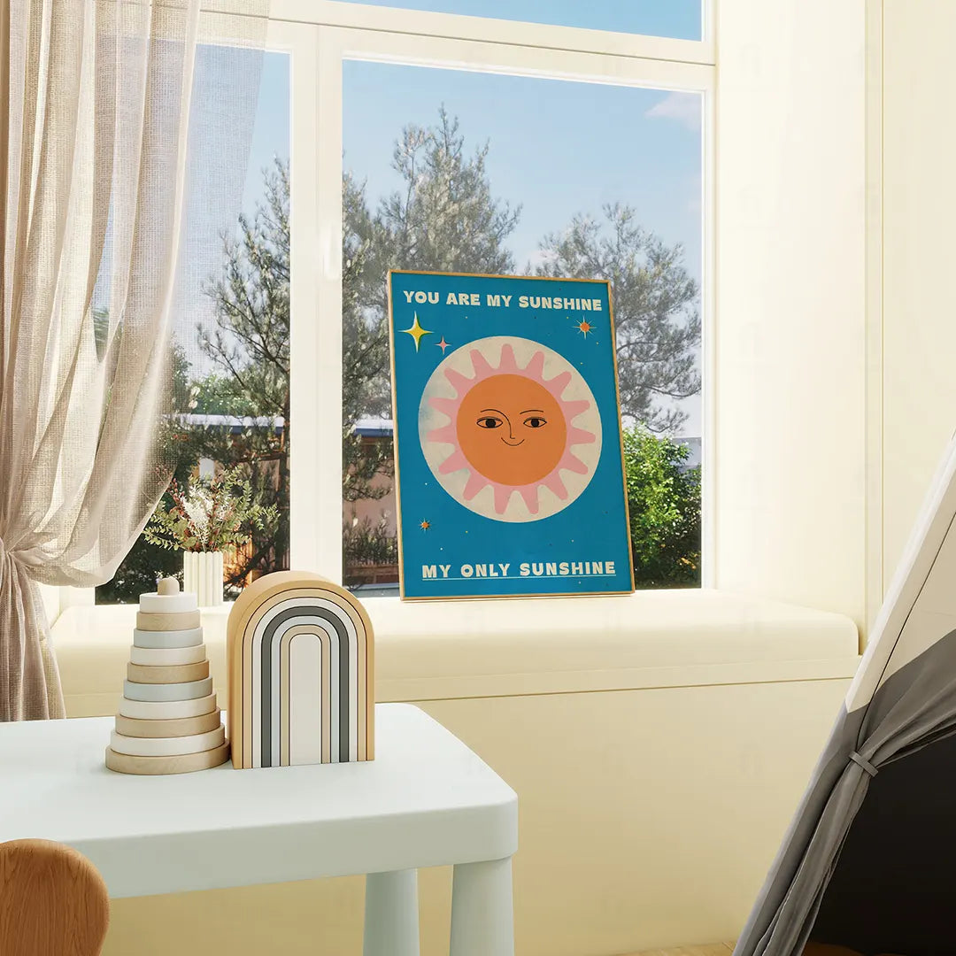 Plakat You Are My Sunshine – Słońce do Pokoju Dziecka