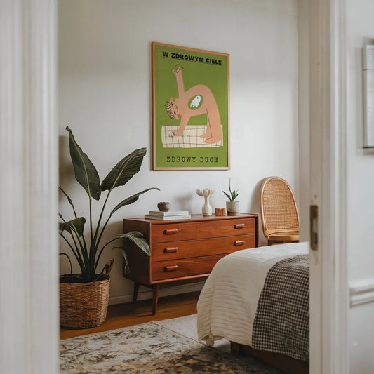 Plakat Zdrowy Duch – Joga i Wellness