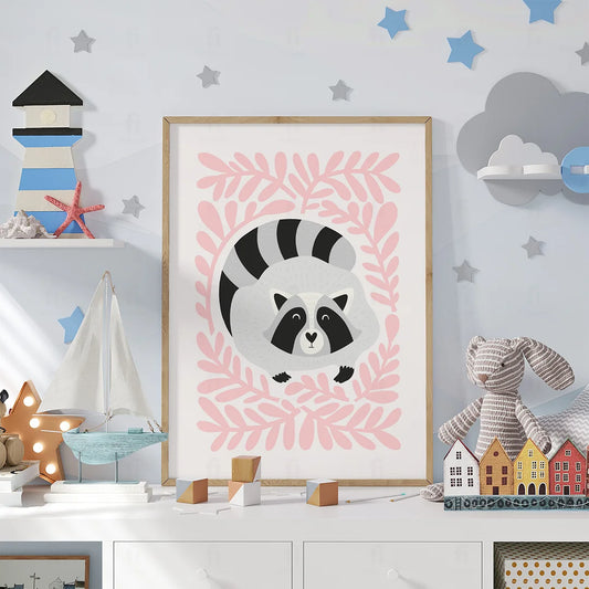 Plakat "Słodki Szop" - Urocza Grafika do Pokoju Dziecka