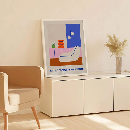 Plakat "Mid Century Modern" - Abstrakcyjna Grafika