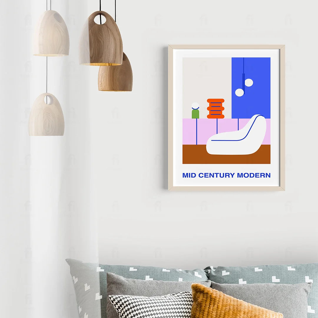 Plakat "Mid Century Modern" - Abstrakcyjna Grafika
