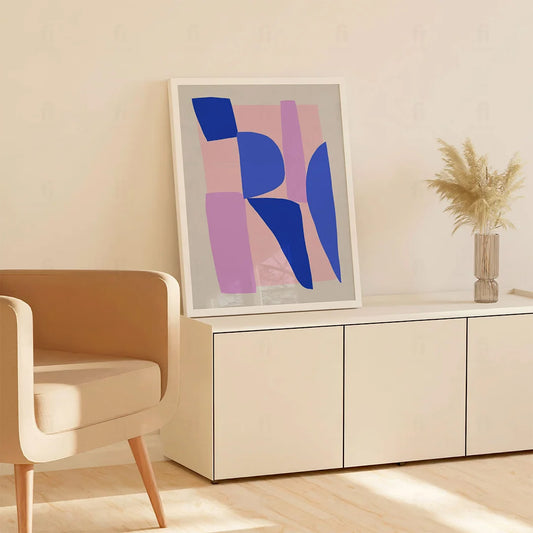 Plakat "Abstrakcyjna Sztuka" - Nowoczesna Grafika w Stylu Scandi