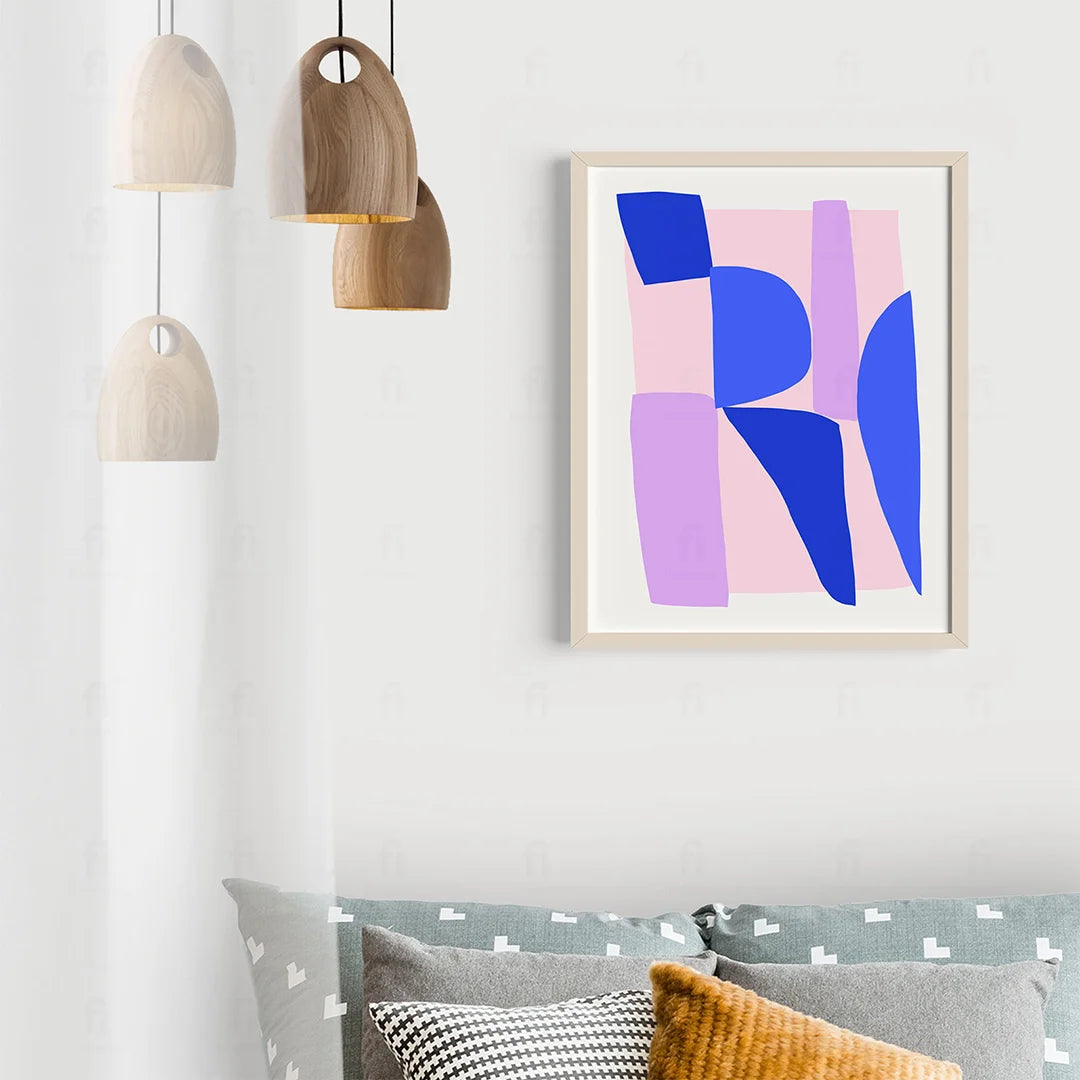 Plakat "Abstrakcyjna Sztuka" - Nowoczesna Grafika w Stylu Scandi