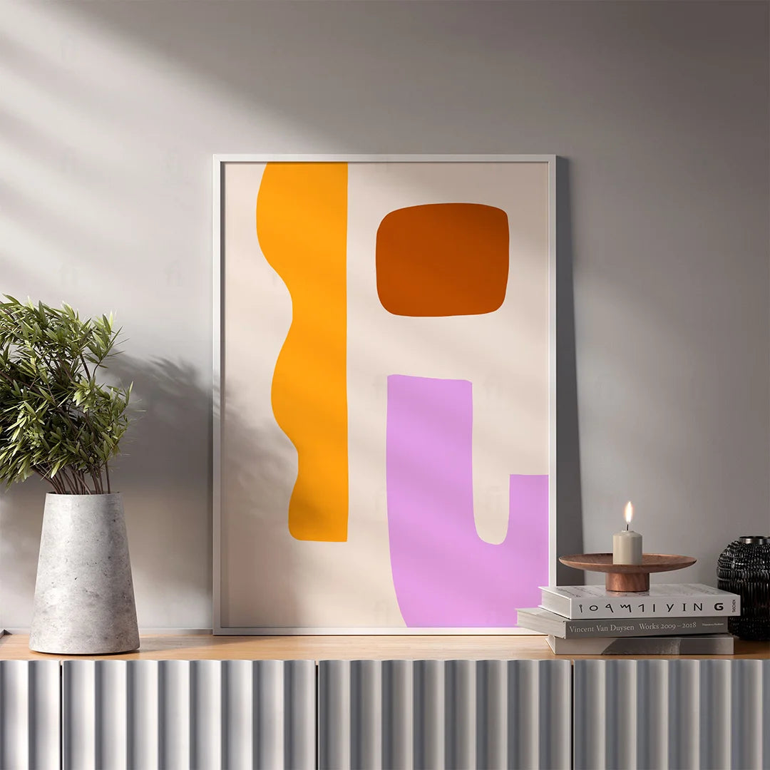 Plakat "Kolorowa Abstrakcja" - Nowoczesna Grafika