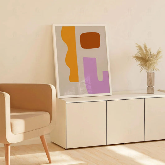Plakat "Kolorowa Abstrakcja" - Nowoczesna Grafika