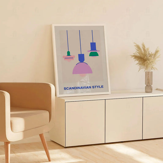 Plakat "Scandinavian Style" - Grafika w Stylu Scandi