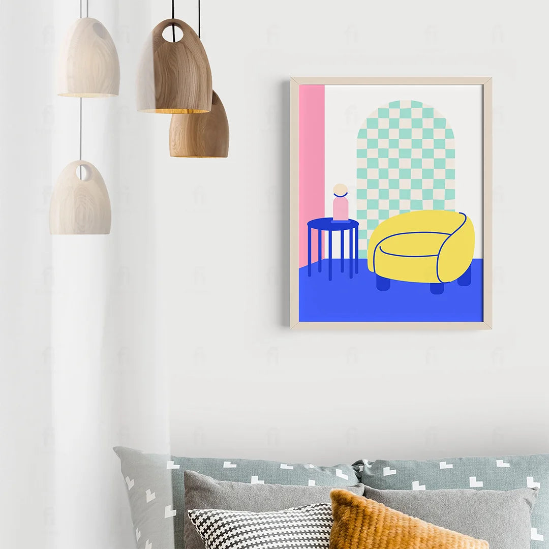 Plakat "Skandynawski Styl" - Minimalistyczna Grafika