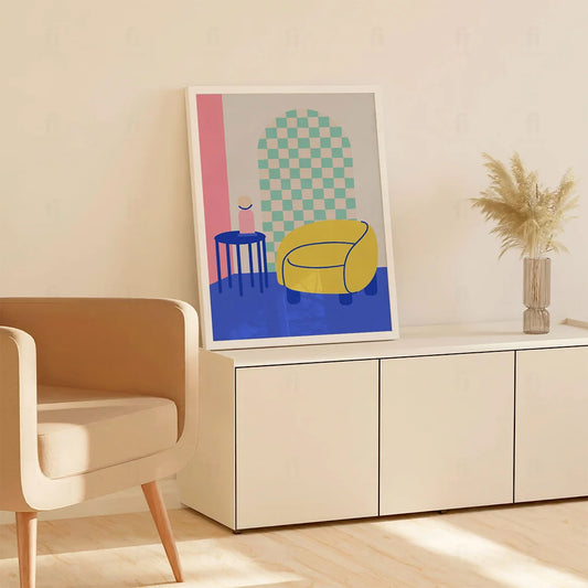 Plakat "Skandynawski Styl" - Minimalistyczna Grafika