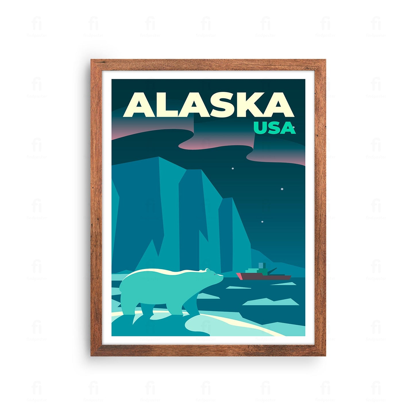 Plakat Alaska, USA