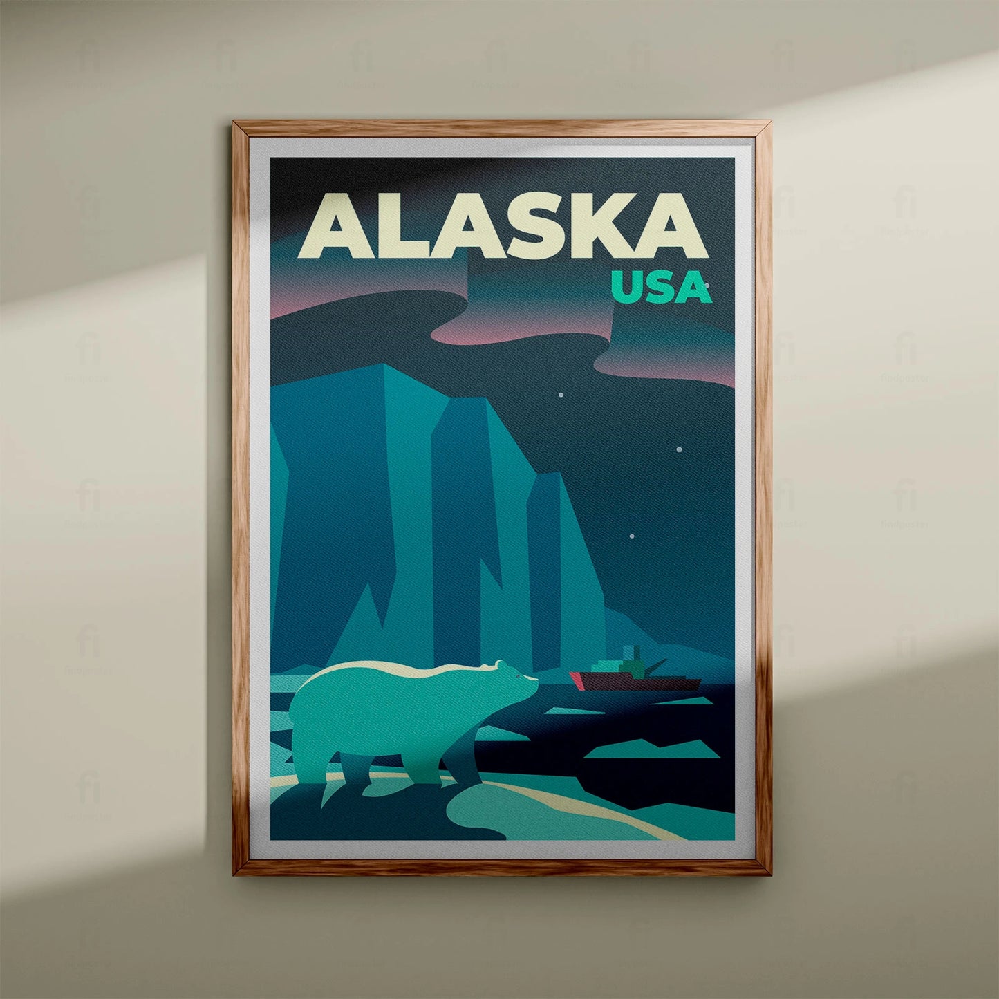 Plakat Alaska, USA