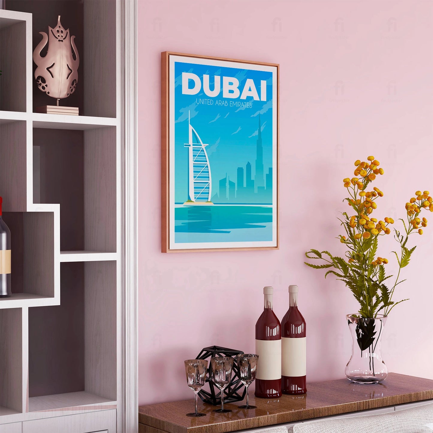 Plakat Zjednoczone Emiraty Arabskie, Dubaj