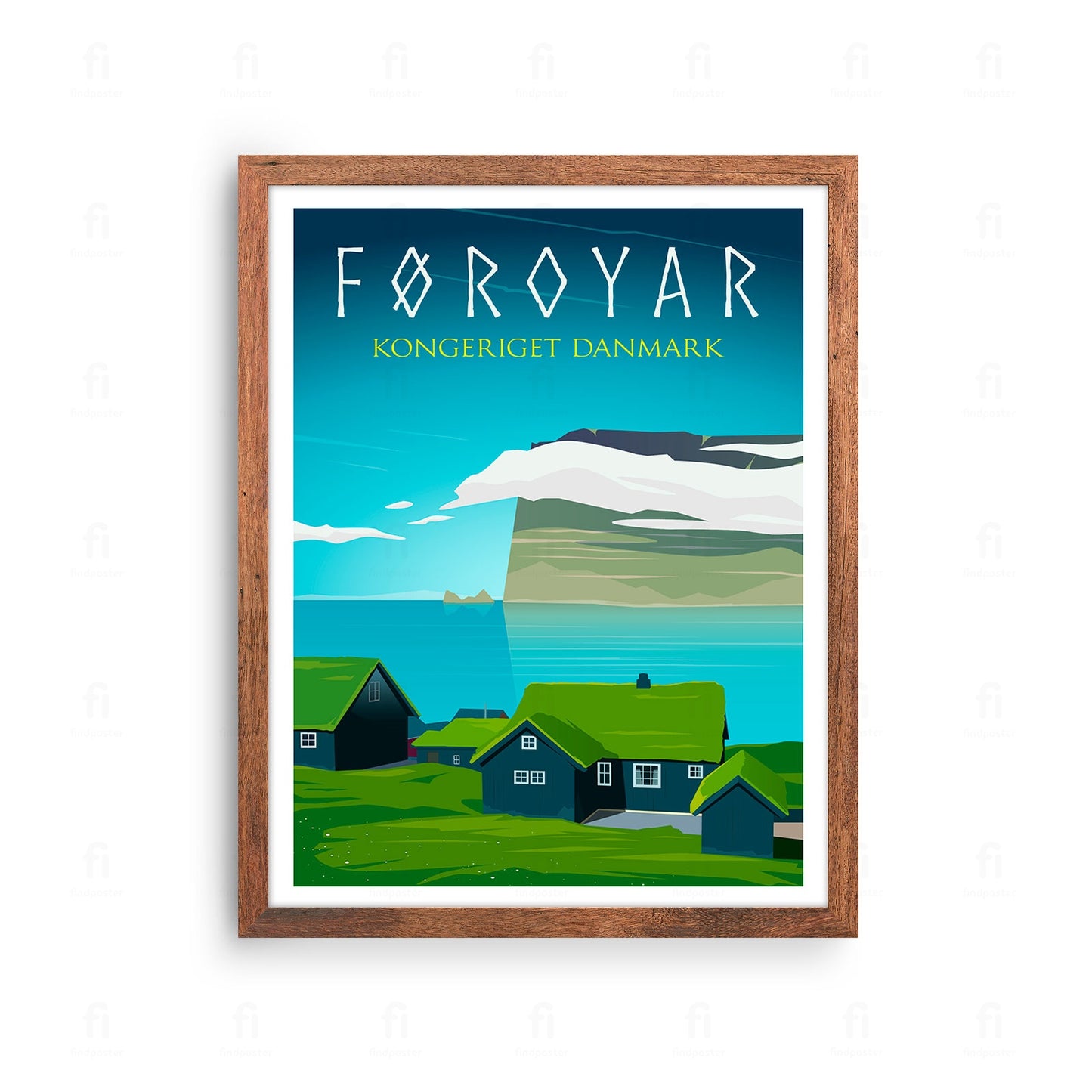 Plakat Føroyar, Królestwo Danii