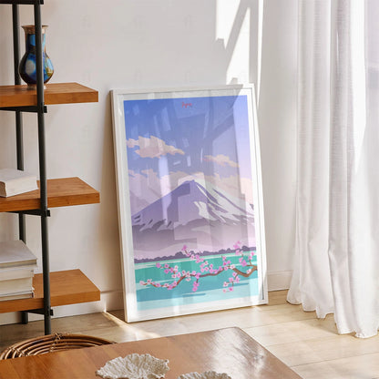 Plakat "Góra Fuji, Japonia" - Grafika w Stylu Japońskim