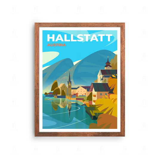 Plakat Austria, Hallstatt