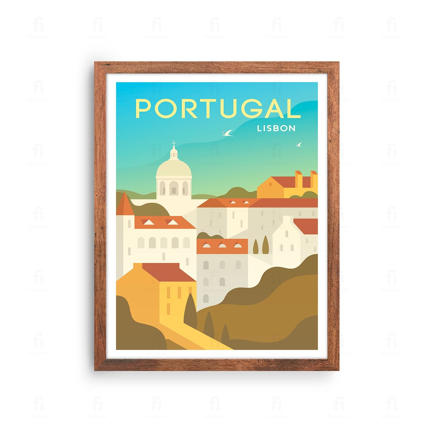 Plakat Portugalia, Lizbona