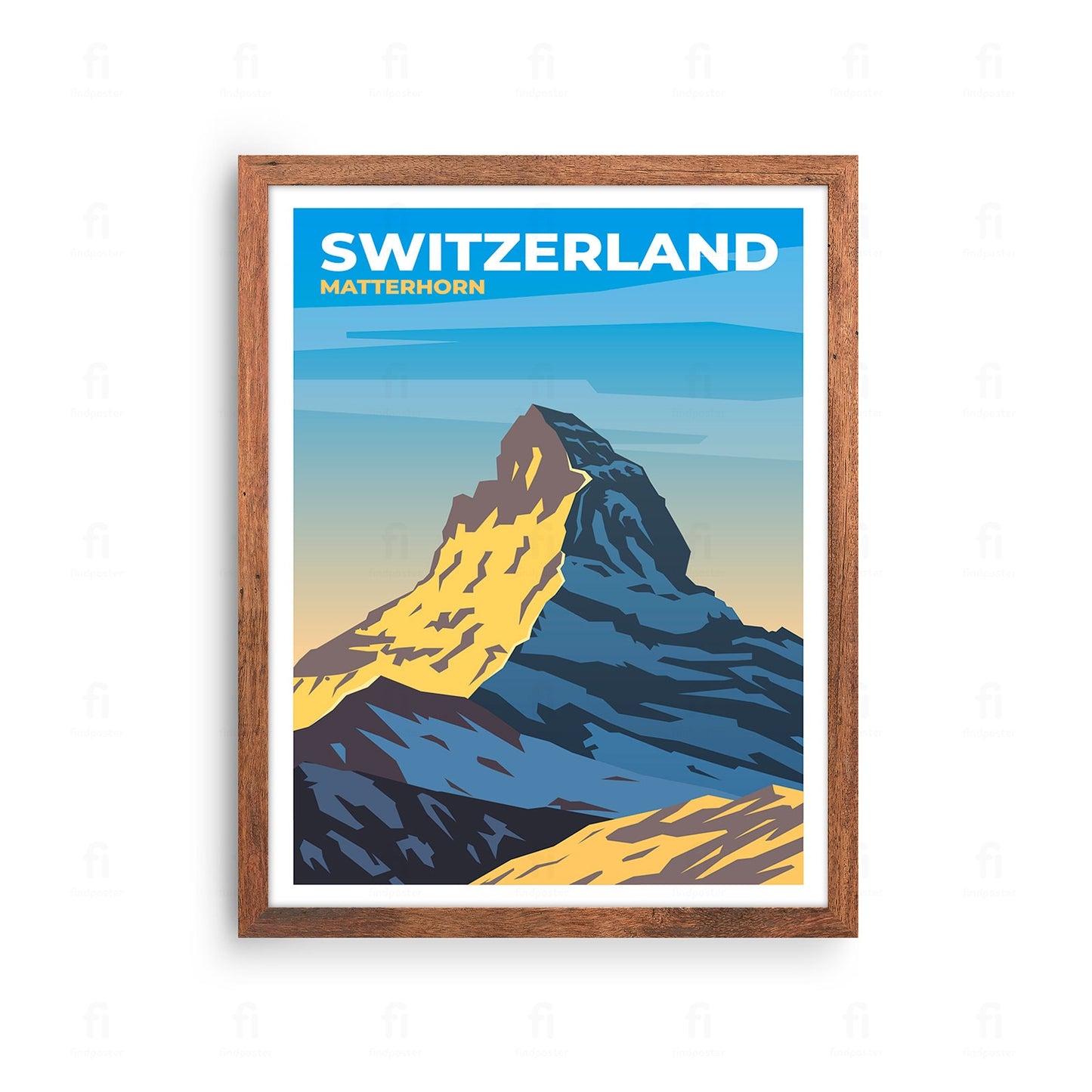 Plakat Szwajcaria, Matterhorn