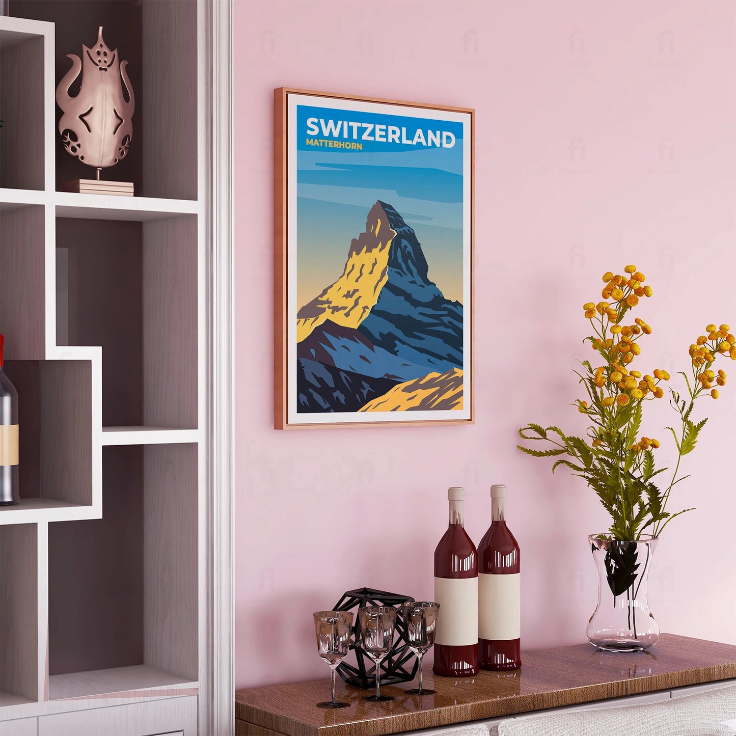 Plakat Szwajcaria, Matterhorn