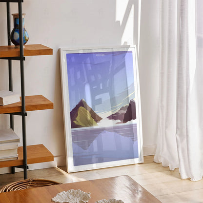Plakat "Nowa Zelandia, Fiordland" - Grafika z Pejzażem