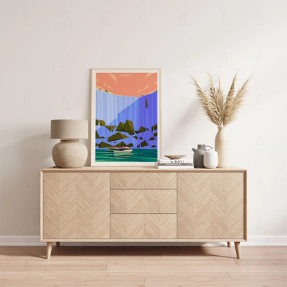 Plakat "Wodospad Niagara" - Grafika z Naturą