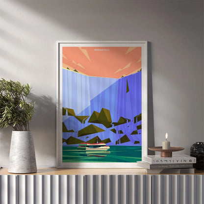 Plakat "Wodospad Niagara" - Grafika z Naturą