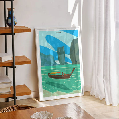 Plakat "Phuket, Tajlandia" - Egzotyczna Grafika z Azji