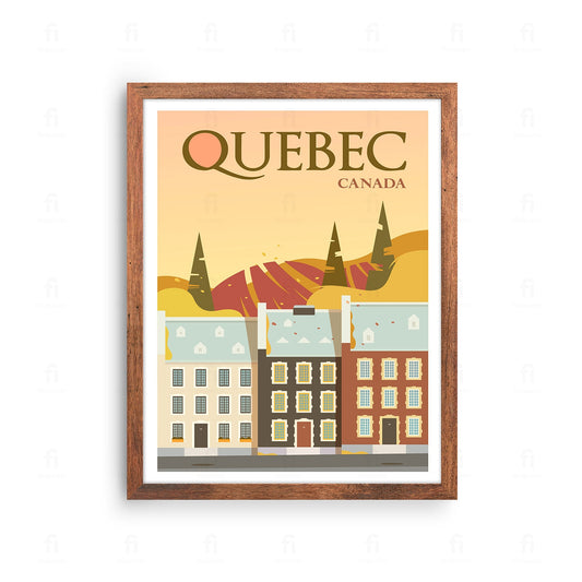 Plakat Quebec, Kanada