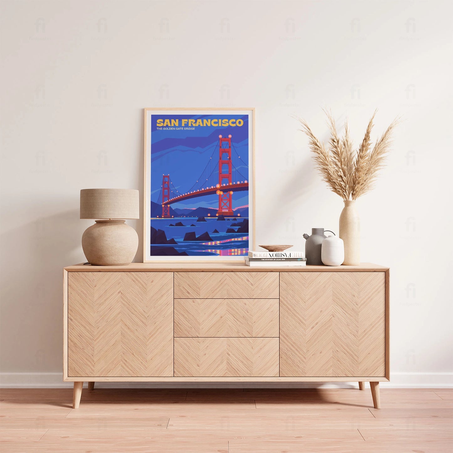 Plakat San Francisco, Golden Gate Bridge