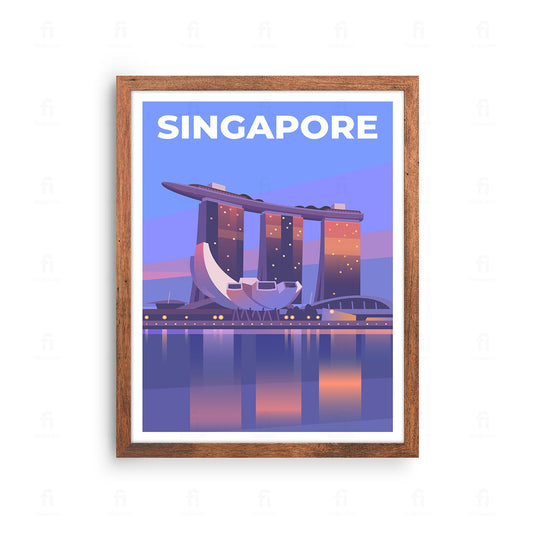 Plakat Singapur