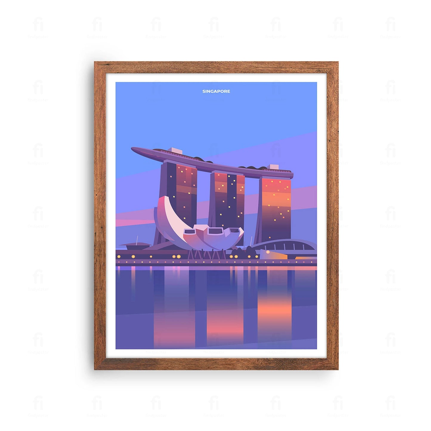 Plakat Singapur