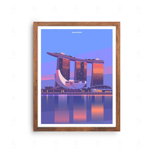 Plakat Singapur