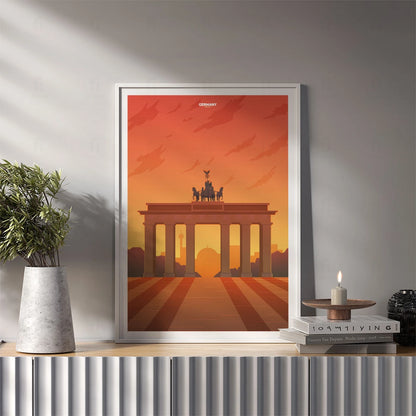 Plakat "Berlin, Brama Brandenburska"