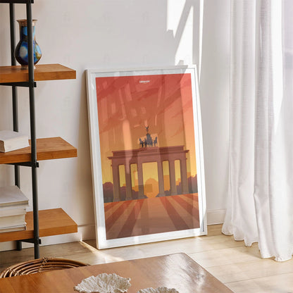 Plakat "Berlin, Brama Brandenburska"