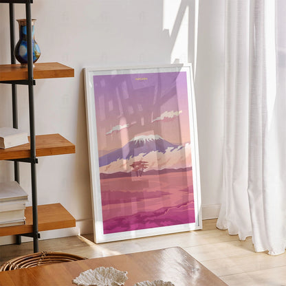Plakat "Kilimandżaro, Tanzania" - Grafika z Afrykańską Przygodą