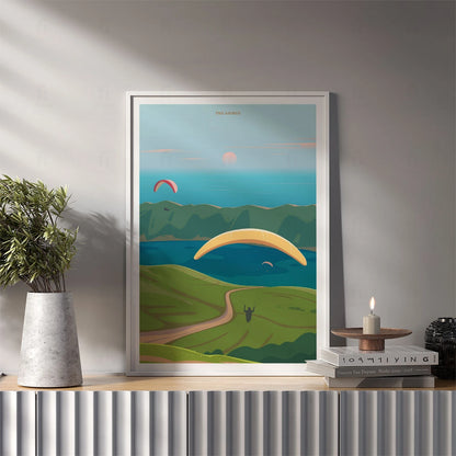 Plakat "Azory" - Grafika z Widokiem na Ocean