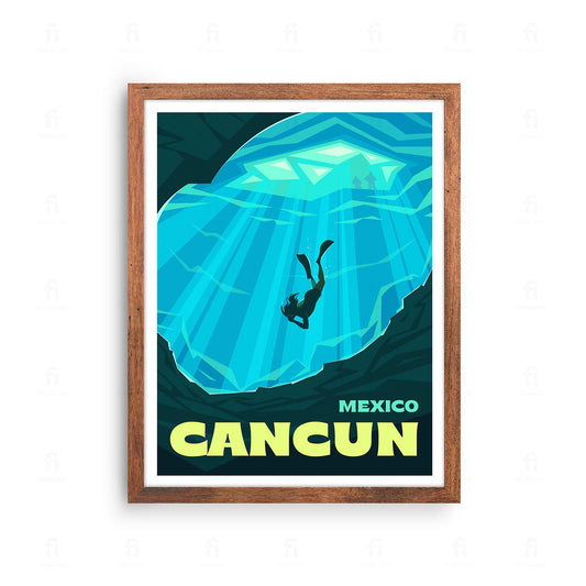 Plakat Meksyk, Cancun